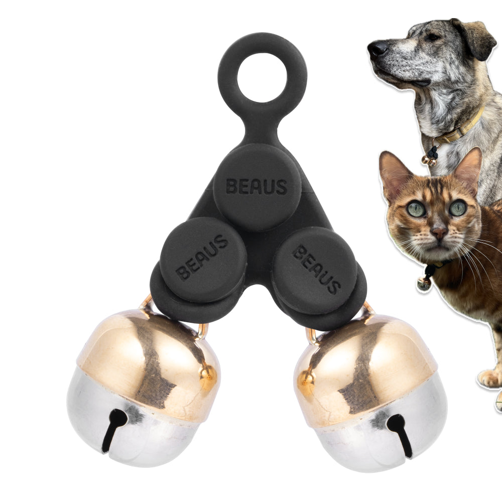 Wildlife Protection Cat & Dog Bell – Handmade Copper, QuickLoop Clip (Version 2)