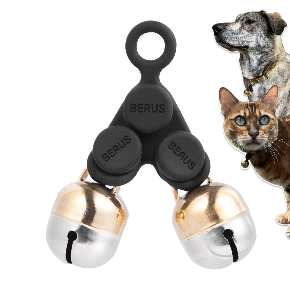 Wildlife Protection Cat & Dog Bell – Handmade Copper, QuickLoop Clip (Version 2)