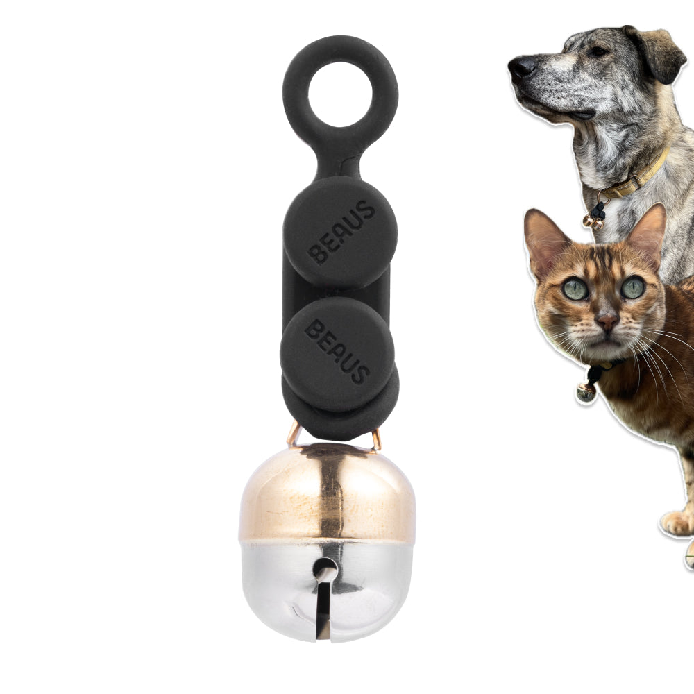 Wildlife Protection Cat & Dog Bell – Handmade Copper, QuickLoop Clip (Version 2)
